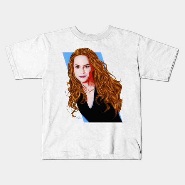 Holly Hunter - An illustration by Paul Cemmick Kids T-Shirt by PLAYDIGITAL2020